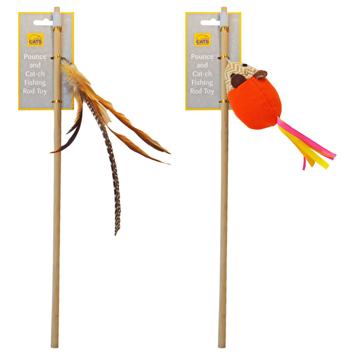 Fishing Rod Cat Toy -  UK